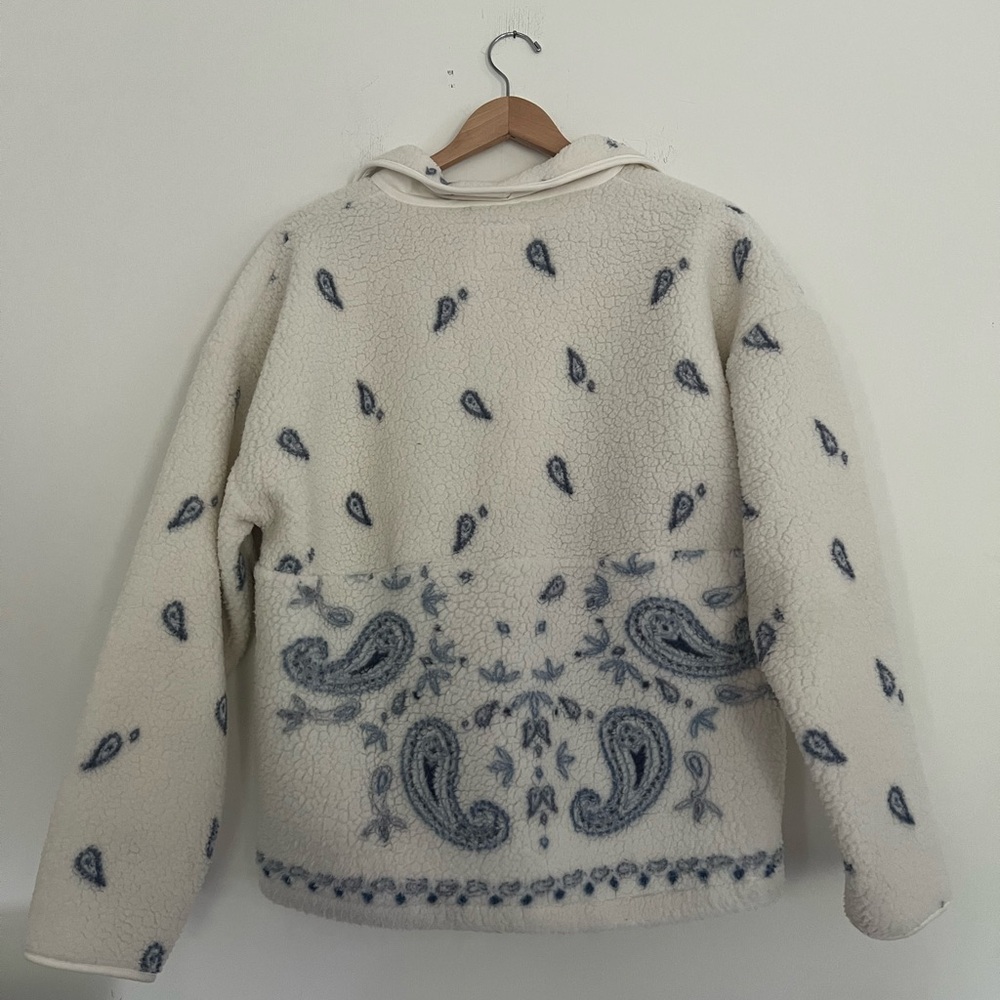 American Eagle Patterned Quarter-Button Fleece - image 2
